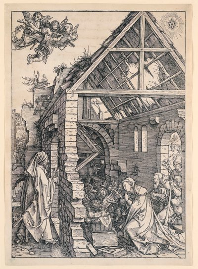 La Natividad, de la serie Vida de la Virgen de Albrecht Dürer