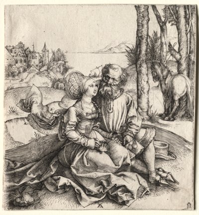 The Offer of Love (or the Ill-Assorted Couple) de Albrecht Dürer