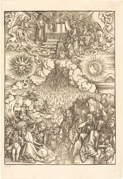 La apertura del quinto y sexto sello de Albrecht Dürer