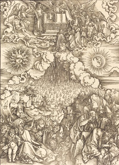La apertura del quinto y sexto sello de Albrecht Dürer