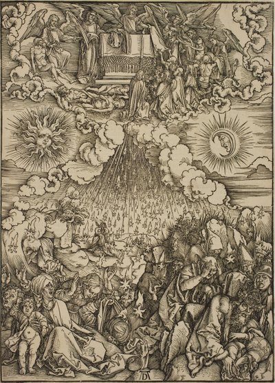 La apertura del quinto y sexto sello de Albrecht Dürer