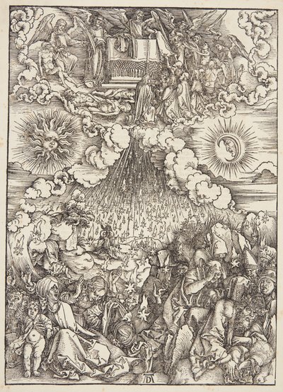 La apertura del quinto y sexto sello de Albrecht Dürer