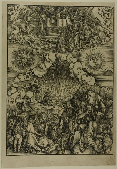 La apertura del quinto y sexto sello, del Apocalipsis de Albrecht Dürer