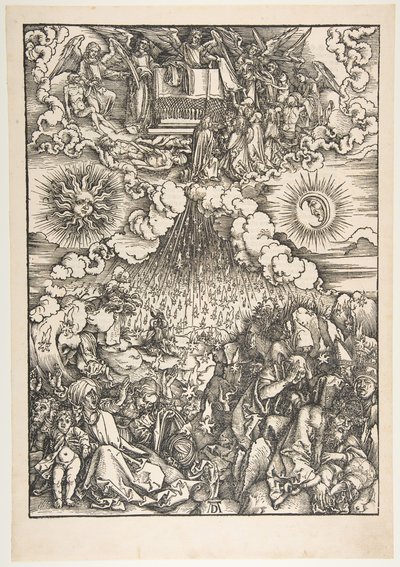 La apertura del quinto y sexto sello, del Apocalipsis de Albrecht Dürer