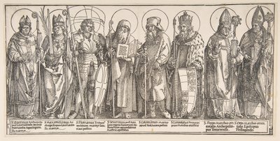 Los Santos Patronos de Austria, 1515-17. de Albrecht Dürer