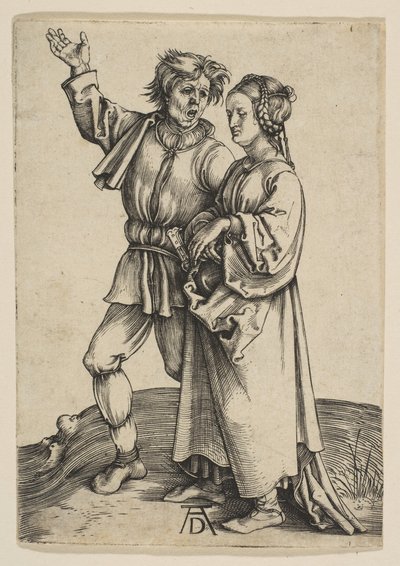 El campesino y su esposa, ca. 1497 de Albrecht Dürer