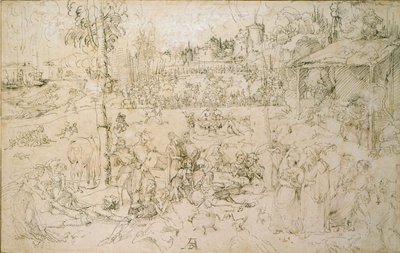 Los placeres del mundo, principios del siglo XVI de Albrecht Dürer