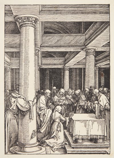 La presentación en el templo de Albrecht Dürer