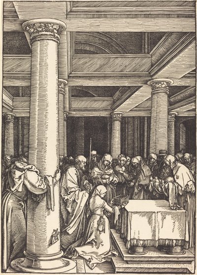La presentación de Cristo en el templo de Albrecht Dürer