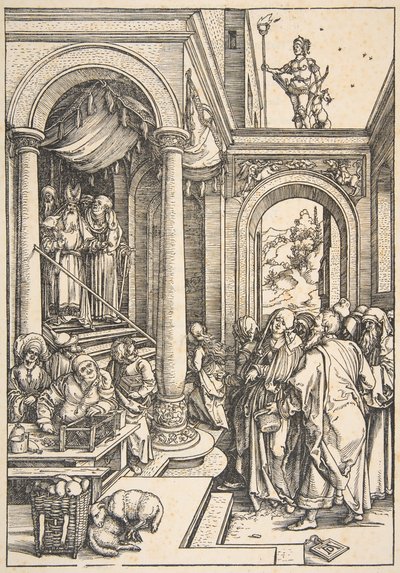 La Presentación de la Virgen en el Templo, de La Vida de la Virgen de Albrecht Dürer