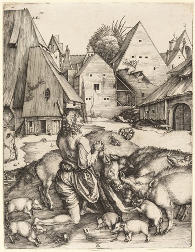 El hijo pródigo de Albrecht Dürer