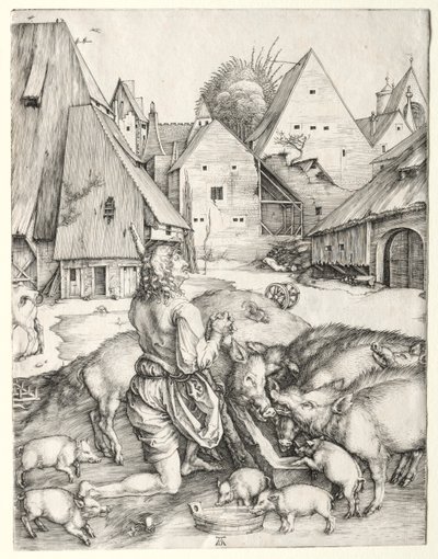 El hijo pródigo de Albrecht Dürer