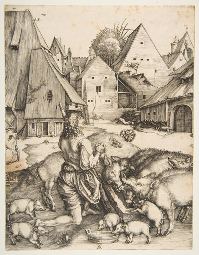 El hijo pródigo de Albrecht Dürer