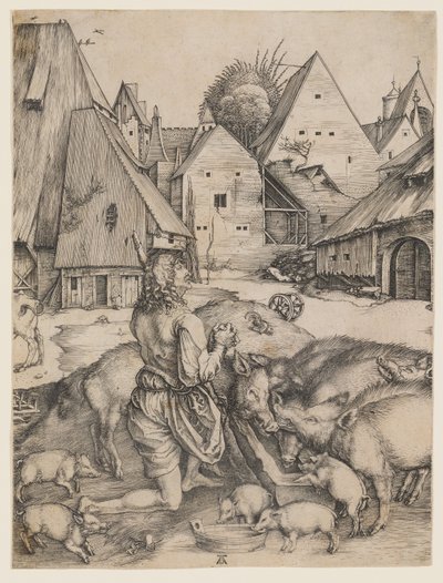 El hijo pródigo de Albrecht Dürer