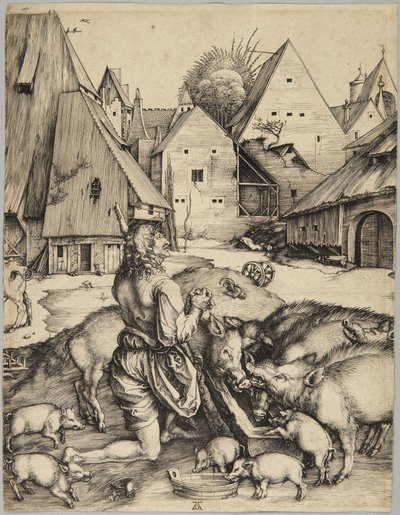 El hijo pródigo de Albrecht Dürer
