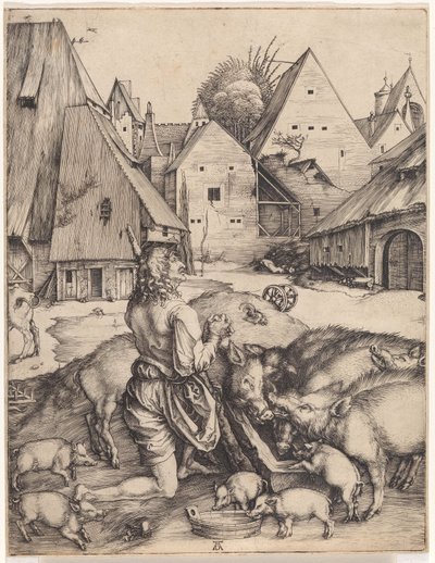 El hijo pródigo de Albrecht Dürer