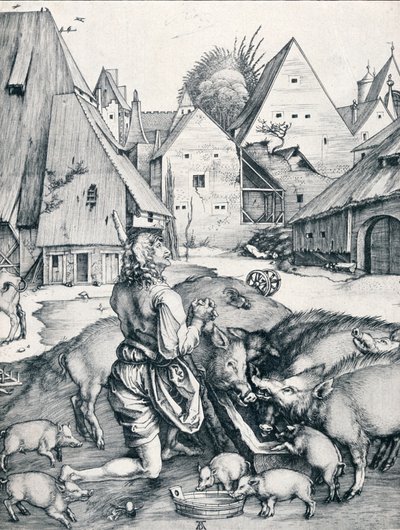 El hijo pródigo de Albrecht Dürer