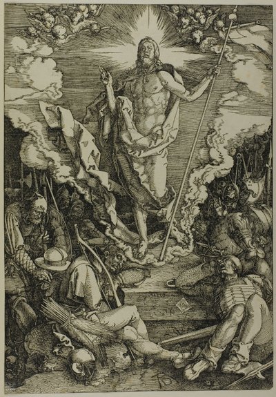 La Resurrección, de La Gran Pasión de Albrecht Dürer
