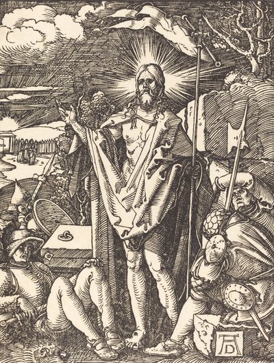 La resurrección, probablemente c. 1509-1510 de Albrecht Dürer