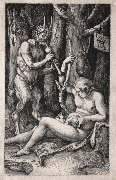 La familia del sátiro, 1505 de Albrecht Dürer
