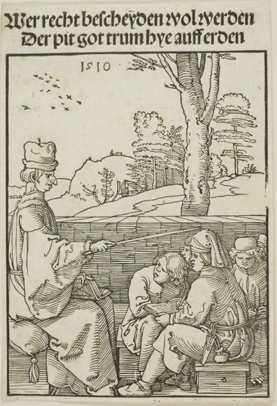 El maestro de escuela de Albrecht Dürer