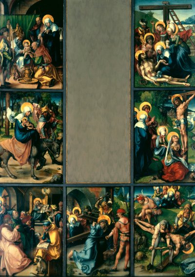 Los Siete Dolores de la Virgen, 1495-1496 de Albrecht Dürer