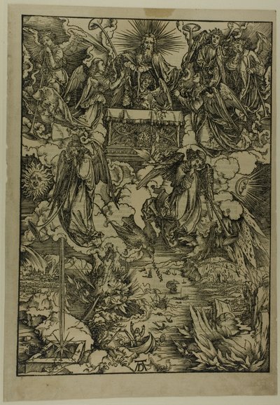 Las siete trompetas, del Apocalipsis de Albrecht Dürer