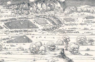 El asedio de una fortaleza II, 1527 1906 de Albrecht Dürer