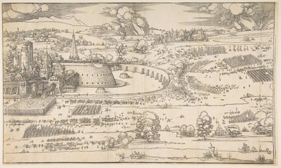 El asedio de una fortaleza de Albrecht Dürer
