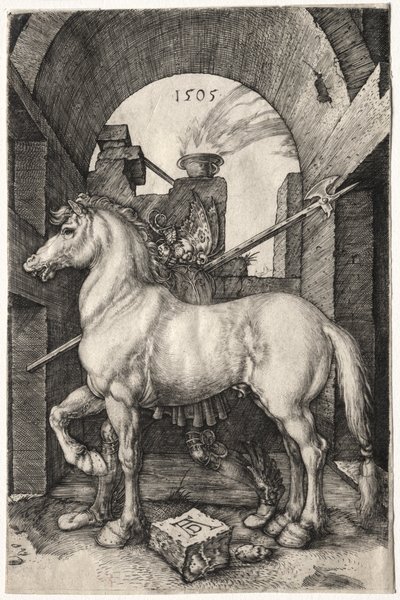 El caballo pequeño, 1505 de Albrecht Dürer