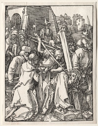 La pequeña pasión: Cristo llevando la cruz de Albrecht Dürer