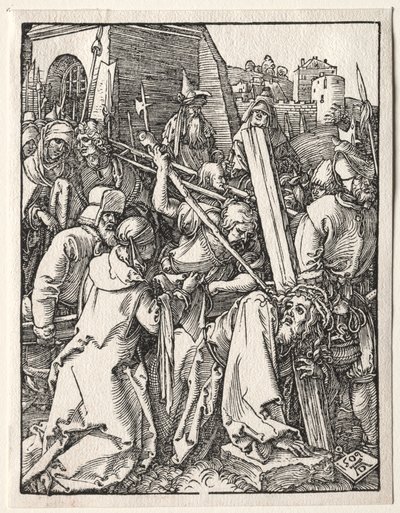 La pequeña pasión: Cristo llevando la cruz, 1509 de Albrecht Dürer