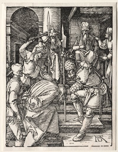 La pequeña pasión: Cristo ante Anás de Albrecht Dürer