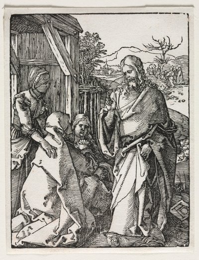 La Pequeña Pasión: Cristo Despidiéndose de la Virgen de Albrecht Dürer