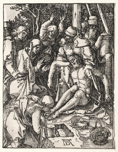 The Small Passion:  Lamentation de Albrecht Dürer