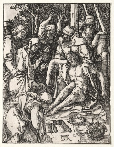 La Pequeña Pasión: Lamentación, c. 1509-1510 de Albrecht Dürer