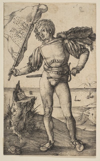 El abanderado, ca. 1501 de Albrecht Dürer