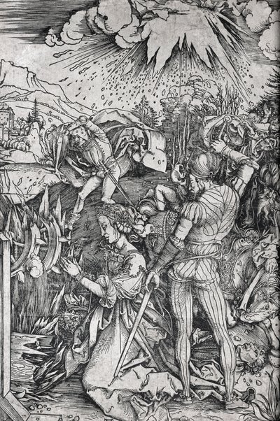 La tortura de Santa Catalina de Alejandría de Albrecht Dürer
