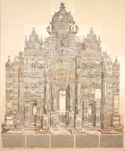 El Arco Triunfal del Emperador Maximiliano I de Albrecht Dürer