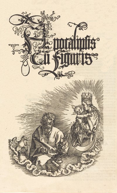 La Virgen apareciendo a San Juan de Albrecht Dürer
