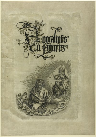 La Virgen que se aparece a San Juan, de El Apocalipsis de Albrecht Dürer