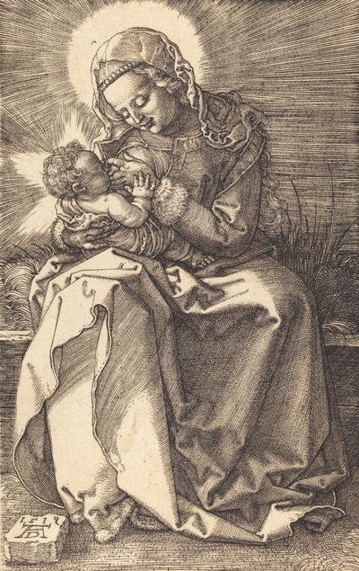 La Virgen amamantando al niño de Albrecht Dürer