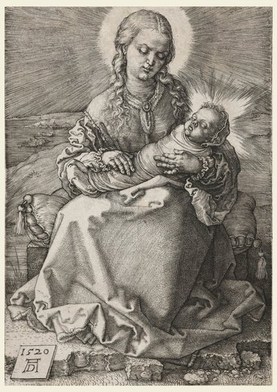 La Virgen y el Niño en pañales de Albrecht Dürer