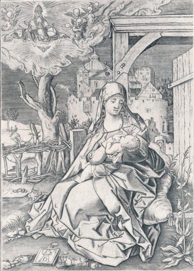 La Virgen junto a la puerta, 1522 1906 de Albrecht Dürer