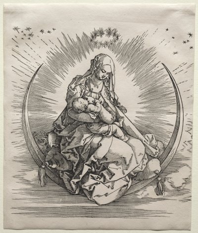 La Virgen en una media luna de Albrecht Dürer