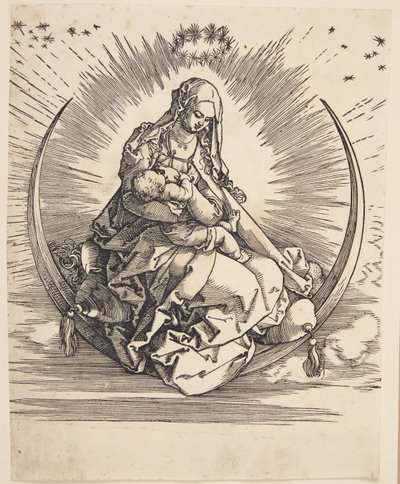 La Virgen en la media luna de Albrecht Dürer