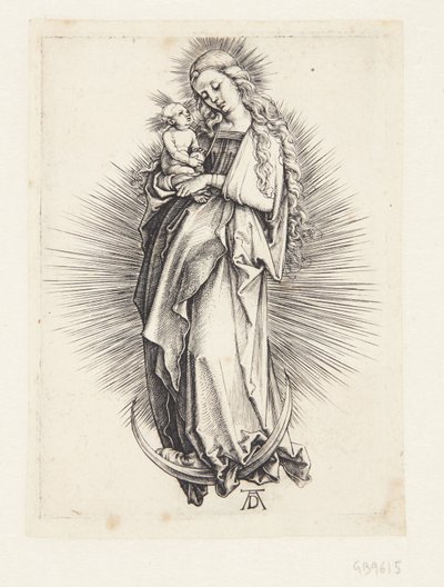 La Virgen en la luna creciente de Albrecht Dürer