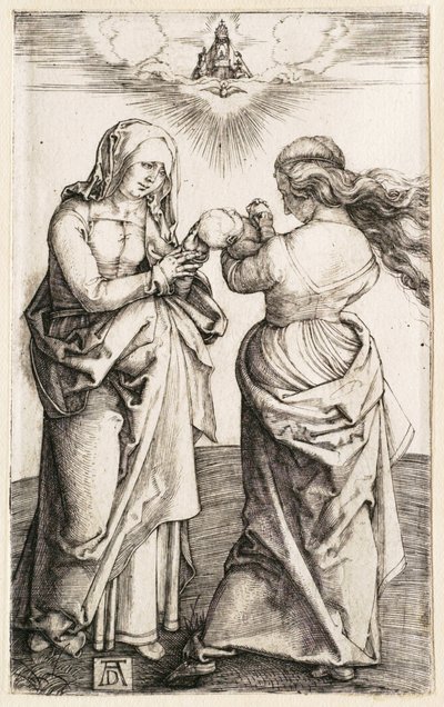 La Virgen con el Niño Jesús y santa Ana de Albrecht Dürer