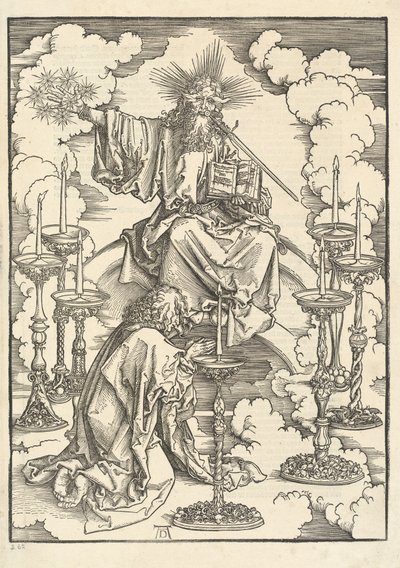 La visión de los siete candelabros de Albrecht Dürer