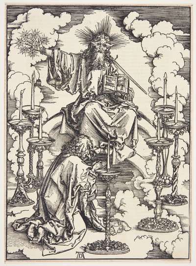 La visión de los siete candelabros de Albrecht Dürer
